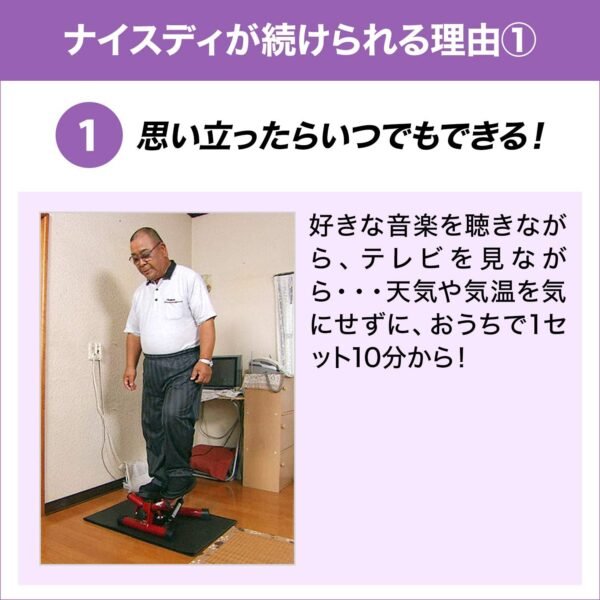 Shop Japan Official Health Stepper Nice Day with Dedicated Handle - Image 7