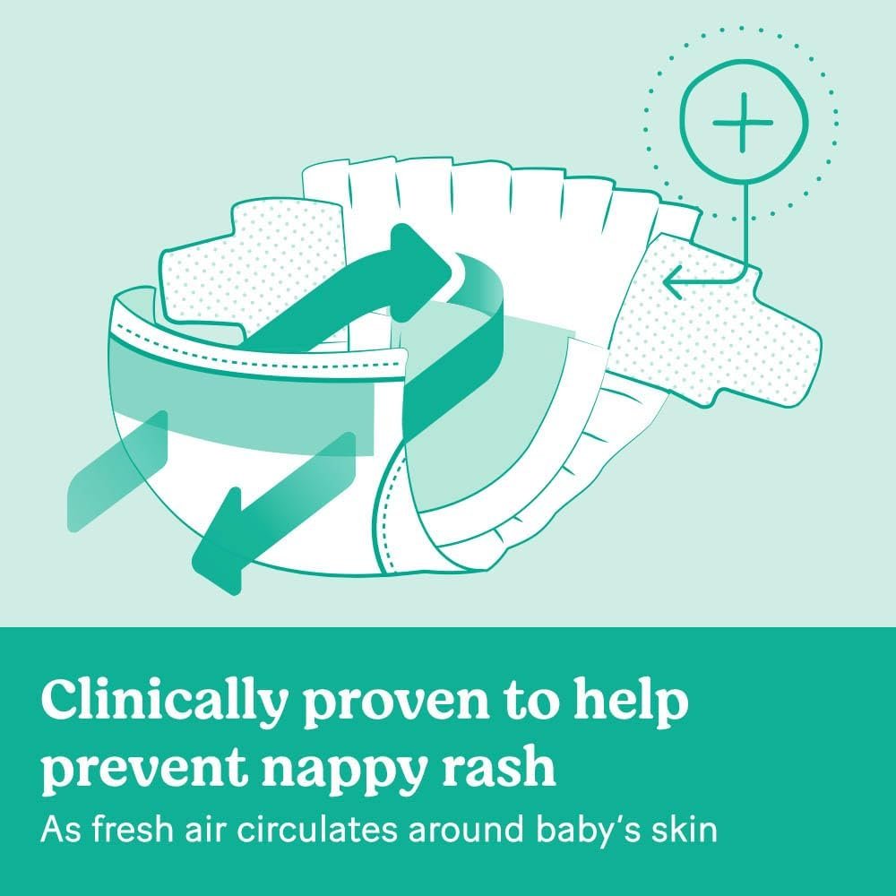 Huggies Infant Nappies Size 2 (4-8kg) 192 Count - One Month Supply (Packaging May Vary) - Image 5