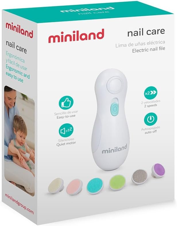 Miniland Baby Nail Trimmer Electric Nail File for Babies - Image 5