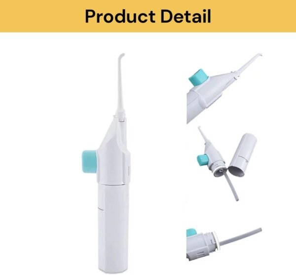 EZONEDEAL Portable Oral Irrigator Water Flosser Dental Water Toothbrush Toothpick Nasal Irrigator Implement Teeth Cleaner Oral Hygiene flossers for Home Travel - Image 7