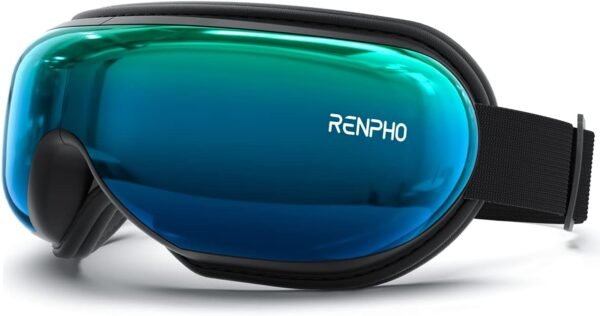 RENPHO Eyeris 1 - Eye Massager with Bluetooth Music, Heated Massager for Migraines, Eye Care Machine, Eye Mask Relax and Reduce Eye Strain Dark Circles Dry Eye Improve Sleep, Gifts for Men and Women