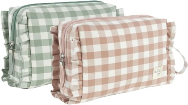 Walking Mum. Remy Baby Toiletry Bag, Small Organiser for Baby Care and Hygiene Accessories, Convenient and Comfortable to Carry, Pink, Dimensions 21 x 15 x 9 cm, 36351