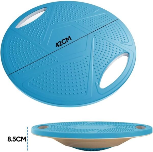 Round Balance Board 360 Rotation Non-Slip TPE Wobble Balance Board Max 150kg Load For Enhancing Core Training Balance Stability Training Fitness Trainer - Image 2