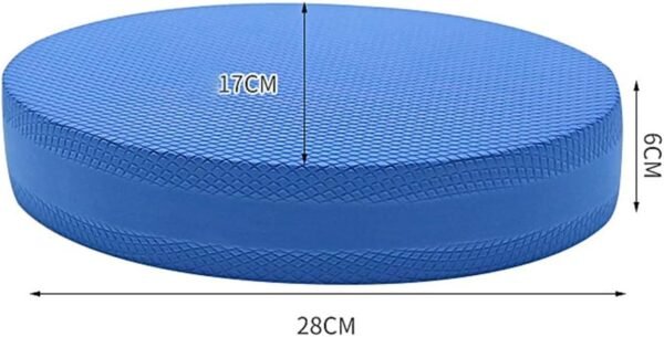 Oval Balance Pads, Yoga Balance Pad Mat Balance Cushion Coordination Trainer, Soft Comfortable Full Body Training Balance Pad for Fitness, Core Stability Strength Training (Rose Red) - Image 6