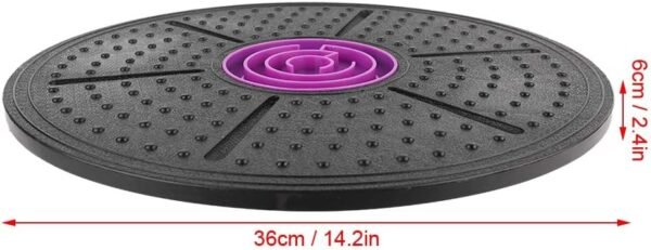 Leapiture Purple Labyrinth Yoga Balance Board, Balance Training Board, Yoga Wobble Board, Yoga Stability Board, Balance Board for Core Strength - Image 6