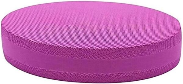 Oval Balance Pads, Yoga Balance Pad Mat Balance Cushion Coordination Trainer, Soft Comfortable Full Body Training Balance Pad for Fitness, Core Stability Strength Training (Rose Red)