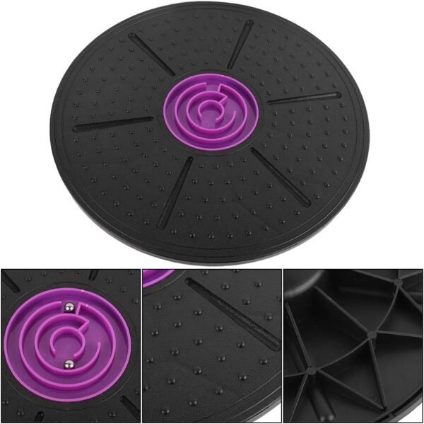 Leapiture Purple Labyrinth Yoga Balance Board, Balance Training Board, Yoga Wobble Board, Yoga Stability Board, Balance Board for Core Strength - Image 7