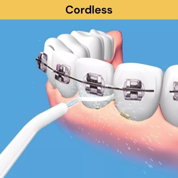 EZONEDEAL Portable Oral Irrigator Water Flosser Dental Water Toothbrush Toothpick Nasal Irrigator Implement Teeth Cleaner Oral Hygiene flossers for Home Travel - Image 5