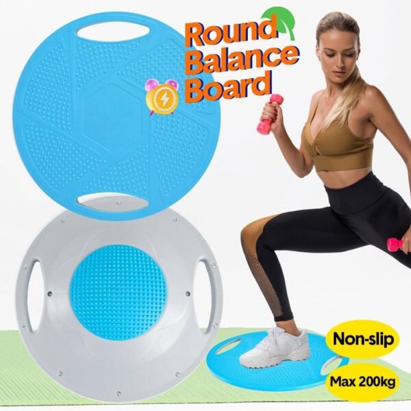 Round Balance Board 360 Rotation Non-Slip TPE Wobble Balance Board Max 150kg Load For Enhancing Core Training Balance Stability Training Fitness Trainer - Image 8