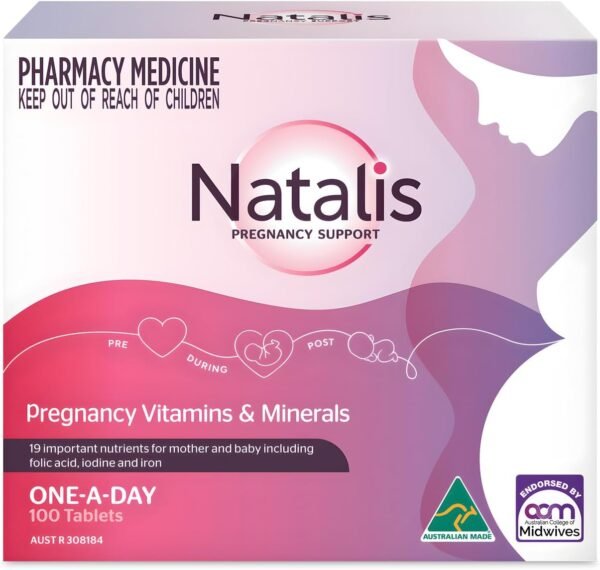 Natalis Pregnancy Support Multivitamin 100 Tablets