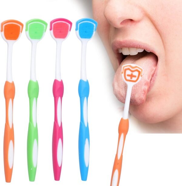 Plastic Tongue Scraper for Travel Portable Breath Freshener Tongue Brush Cleaner Toothbrushes Products Oral Care Beauty Care Personal Care Accessories - Image 5