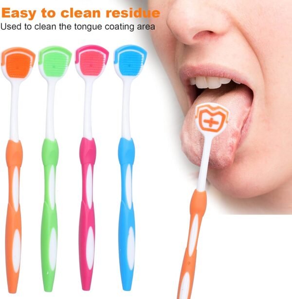 Plastic Tongue Scraper for Travel Portable Breath Freshener Tongue Brush Cleaner Toothbrushes Products Oral Care Beauty Care Personal Care Accessories - Image 7