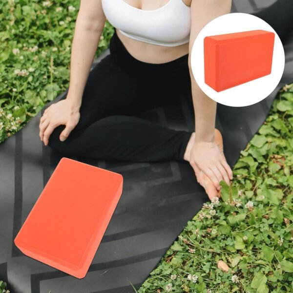 INOOMP Portable Yoga Accessories Foam Blocks Training Accessories Pilates Blocks Foam Exercise Blocks Fitness for Stretching Cork Yoga Mat Balance Beam Yoga Yoga Blocks Made of - Image 6