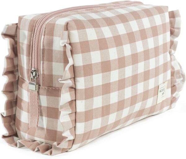 Walking Mum. Remy Baby Toiletry Bag, Small Organiser for Baby Care and Hygiene Accessories, Convenient and Comfortable to Carry, Pink, Dimensions 21 x 15 x 9 cm, 36351 - Image 5