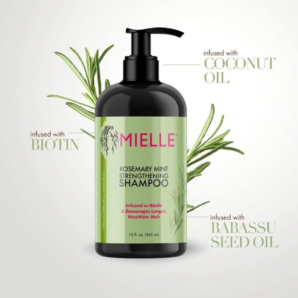 Mielle Rosemary Mint Strengthing Shampoo 355 ml - Image 3