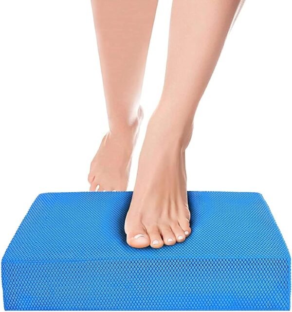 Balance Board Foam Pad Yoga Mat, Non Slip Knee Cushioned Turn Boards for Dancers Balancing Exercises Seniors Kids Women Fitness Anti-Fatigue Training Pads