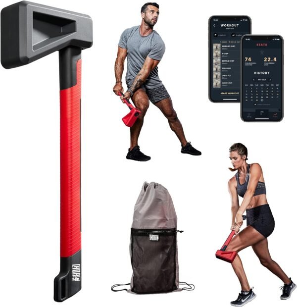 ChopFit Functional Trainer System, Portable at Home Gym Workout Equipment, Strength Training Home Exercise Workouts for Men & Women | Great for Cardio Training, Core/Abs – Home Fitness