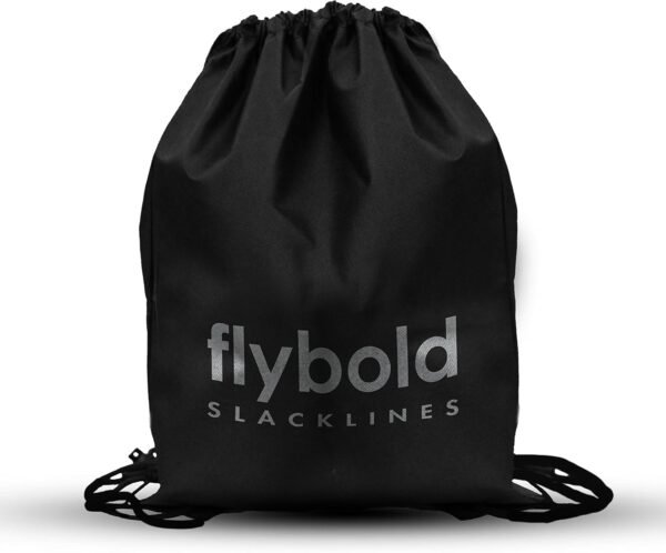 flybold Slackline Kit with Training Line Tree Protectors Ratchet Protectors Arm Trainer 57 feet Easy Set up Instruction Booklet and Carry Bag Complete Set Outdoor Fun for Family Adults Children Kids - Image 8