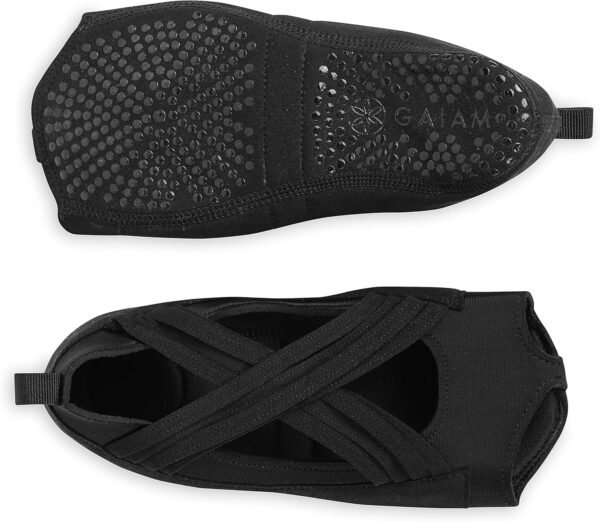 Gaiam Yoga Socks - Premium Studio Non Slip Sticky Grip Accessories for Women & Men - Image 3